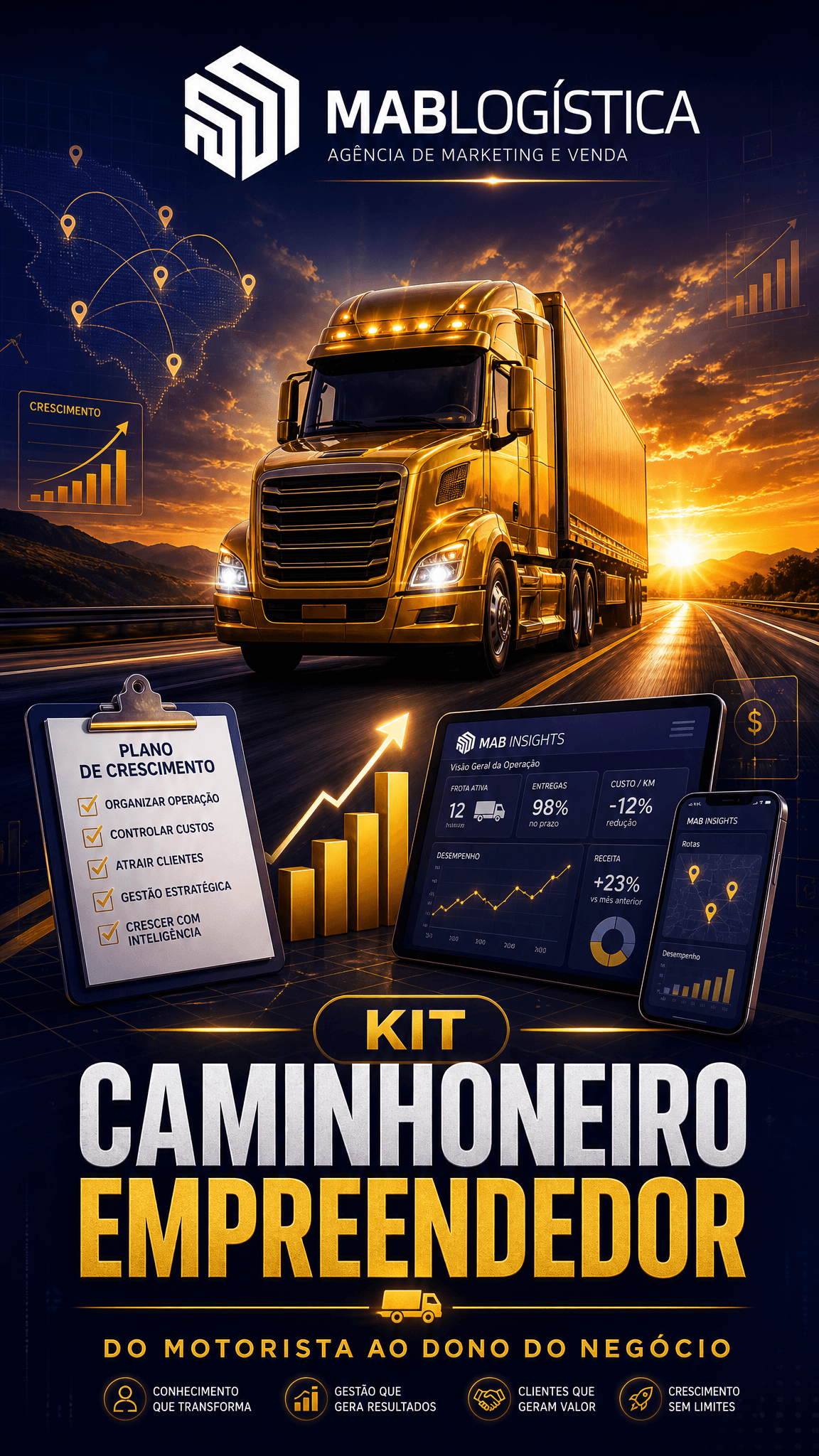 Kit Caminhoneiro Empreendedor
