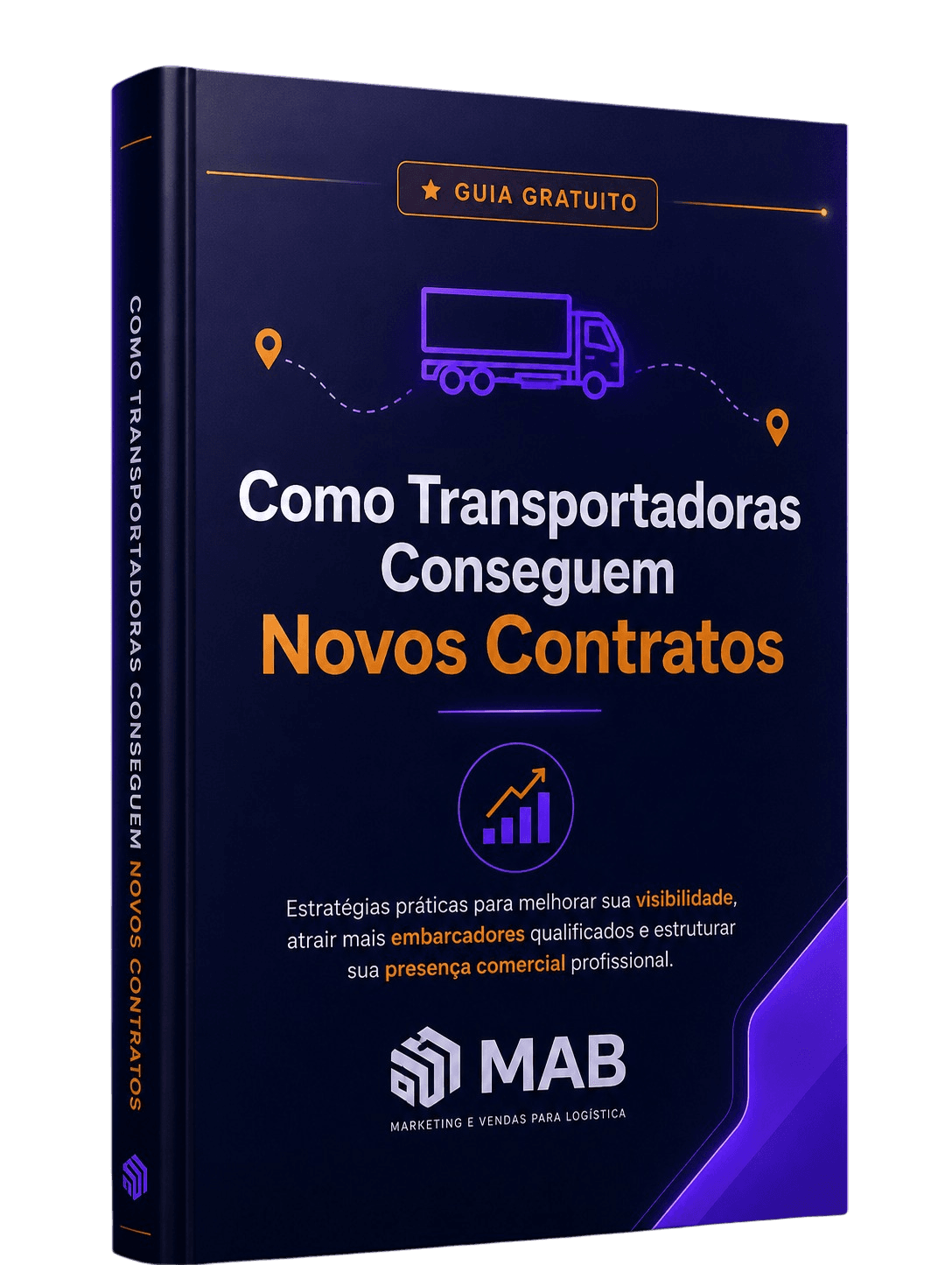 Capa do guia: Como Transportadoras Conseguem Novos Contratos
